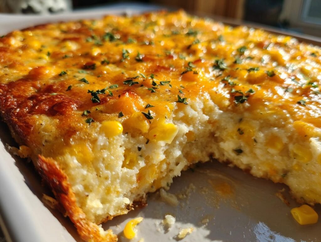 Easy Creamy Corn Casserole