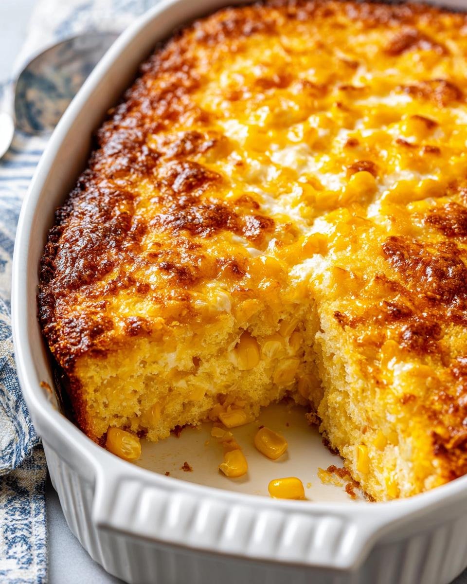 Easy Creamy Corn Casserole - detail 2