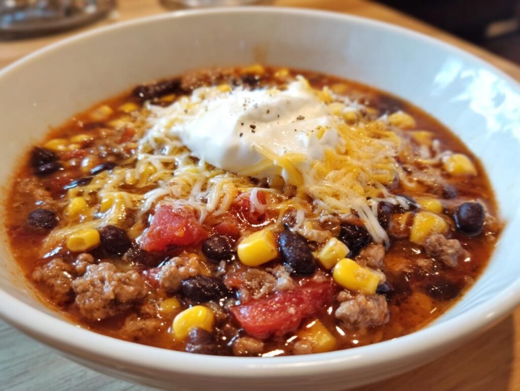 Easy Creamy Taco Soup