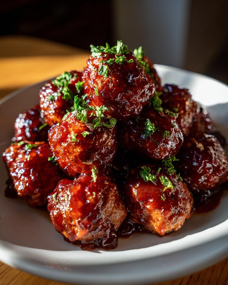 Easy Crockpot Meatballs Grape Jelly Recipe - detail 2