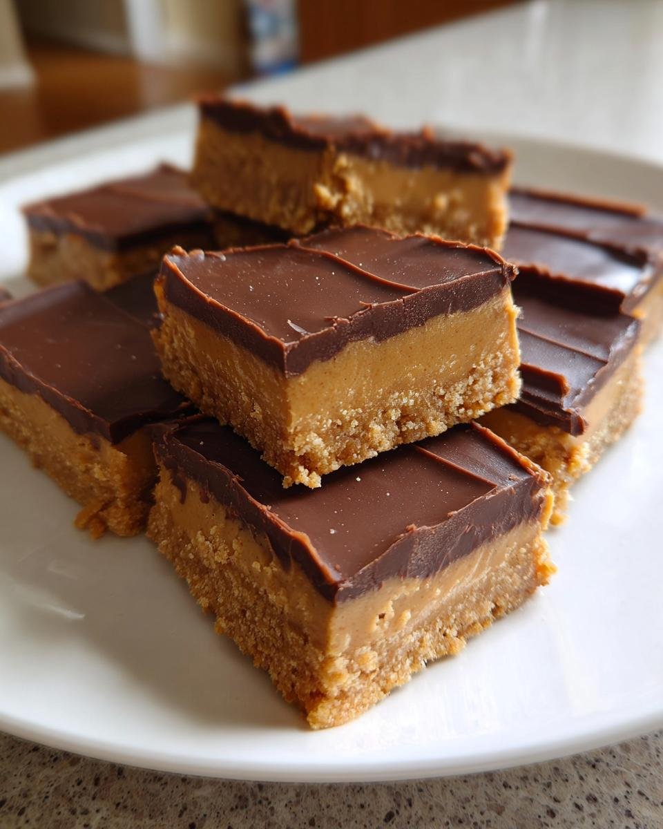 Easy No Bake Reese’s Peanut Butter Bars - detail 1