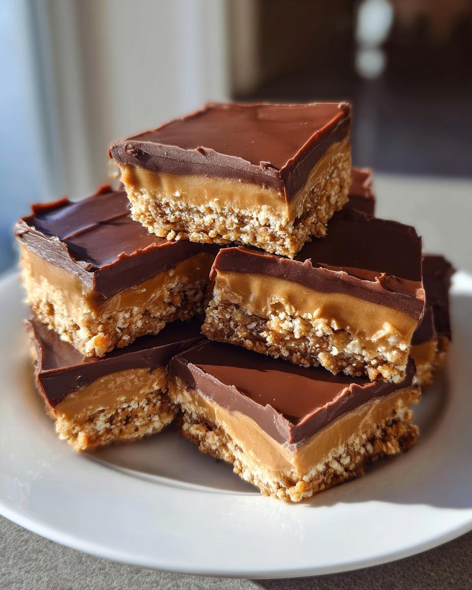 Easy No Bake Reese’s Peanut Butter Bars - detail 2