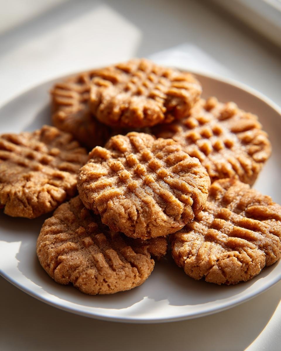 Easy Peanut Butter Cookies (only 5 ingredients) - detail 1