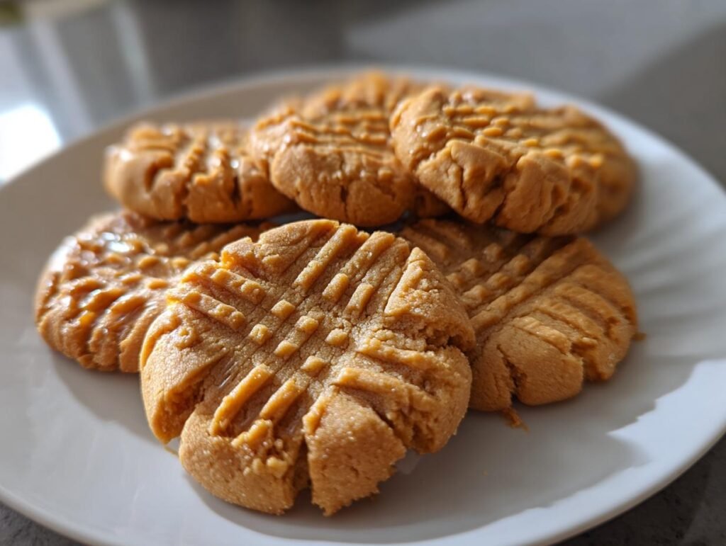 Easy Peanut Butter Cookies (only 5 ingredients)