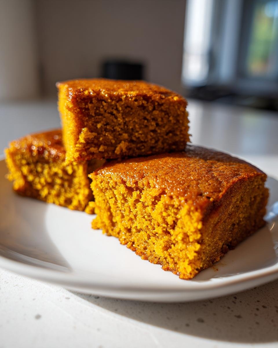 Easy Pumpkin Maple Blondies Recipe - detail 1