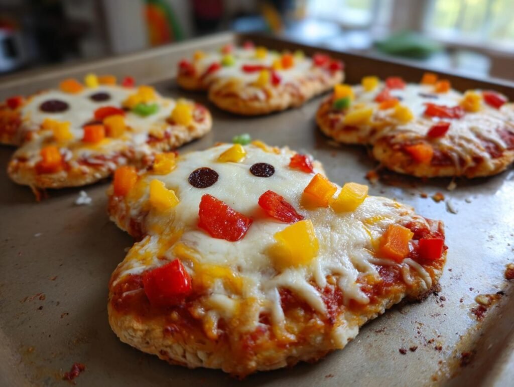 Ghost Pizza Shape Ideas Kids Love
