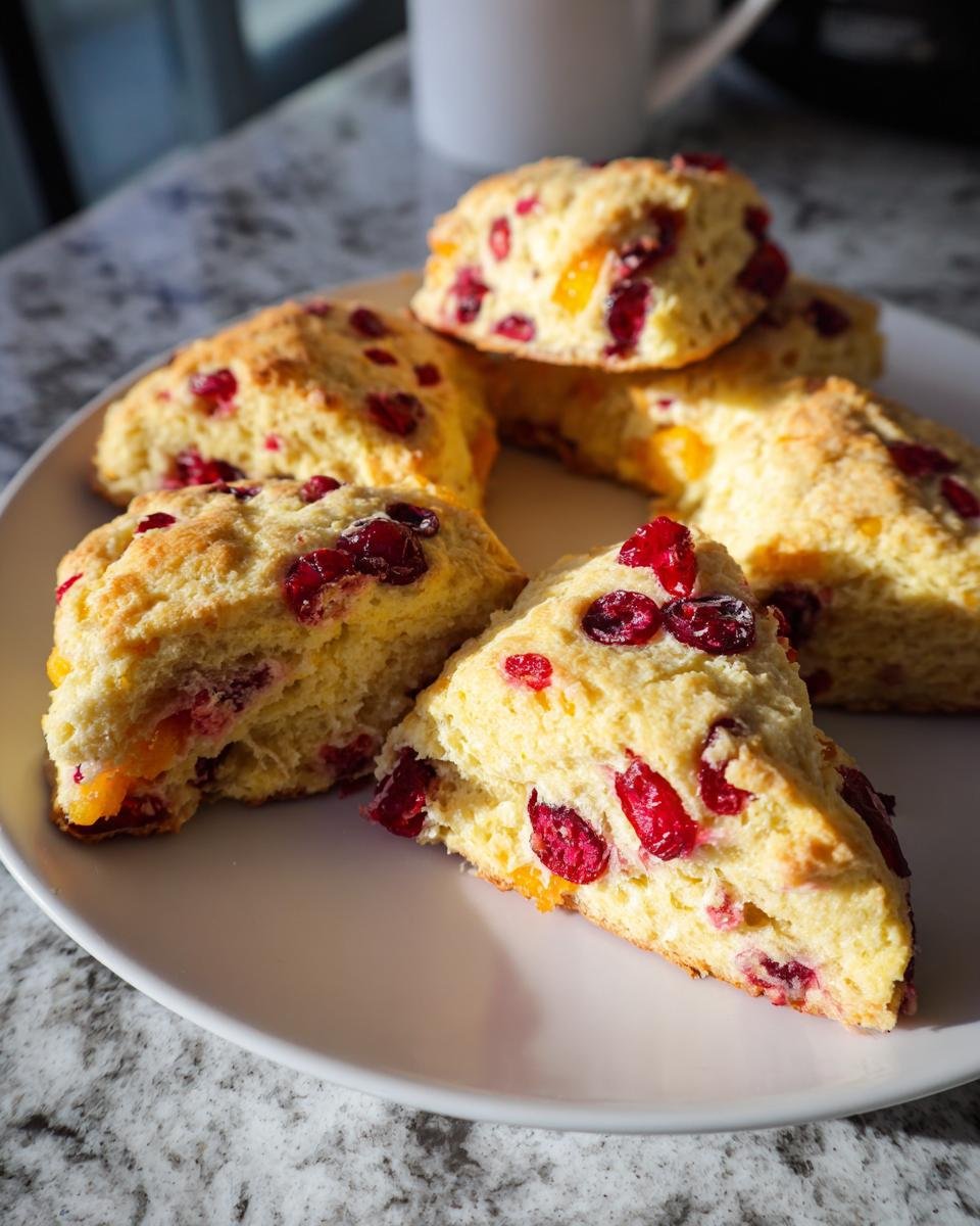 Gluten Free Cranberry Orange Scones Recipe - detail 1