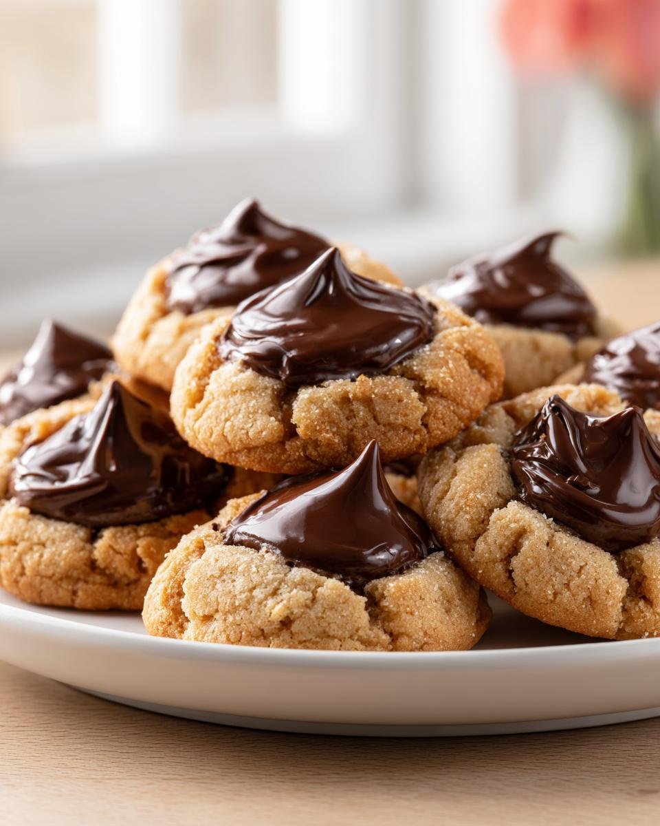 Holiday Peanut Butter Blossom Cookies Recipe - detail 1