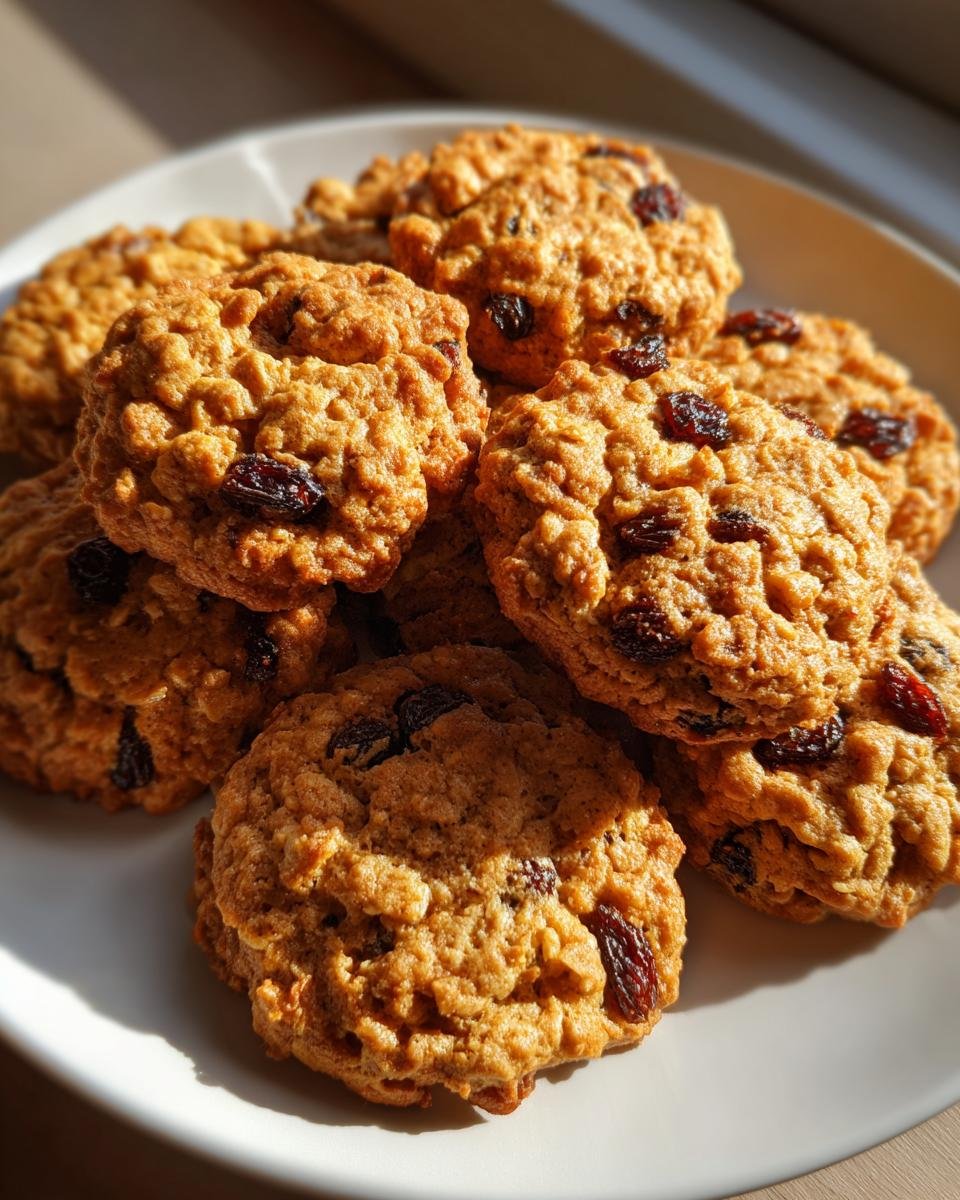 Oatmeal raisin cookies chewy - detail 1