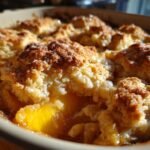 Old School Easy Brown Sugar Peach Cobbler