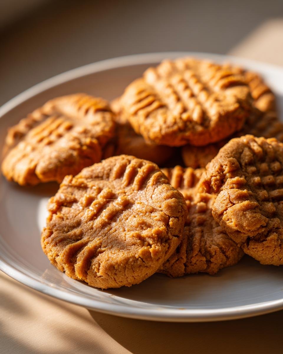 Old-fashioned Peanut Butter Cookies - detail 1
