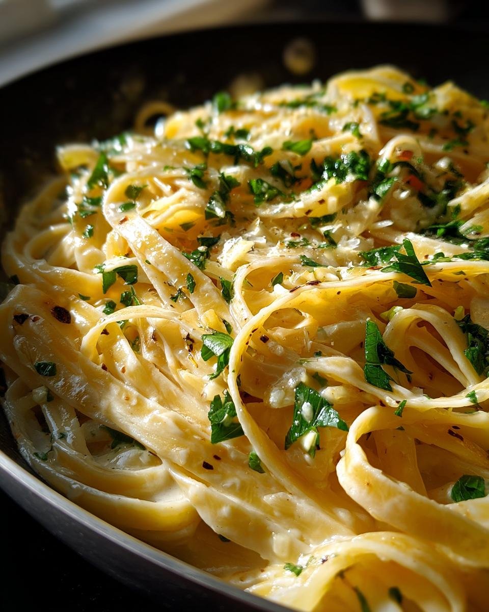 One Pot Creamy Garlic Pasta - detail 2