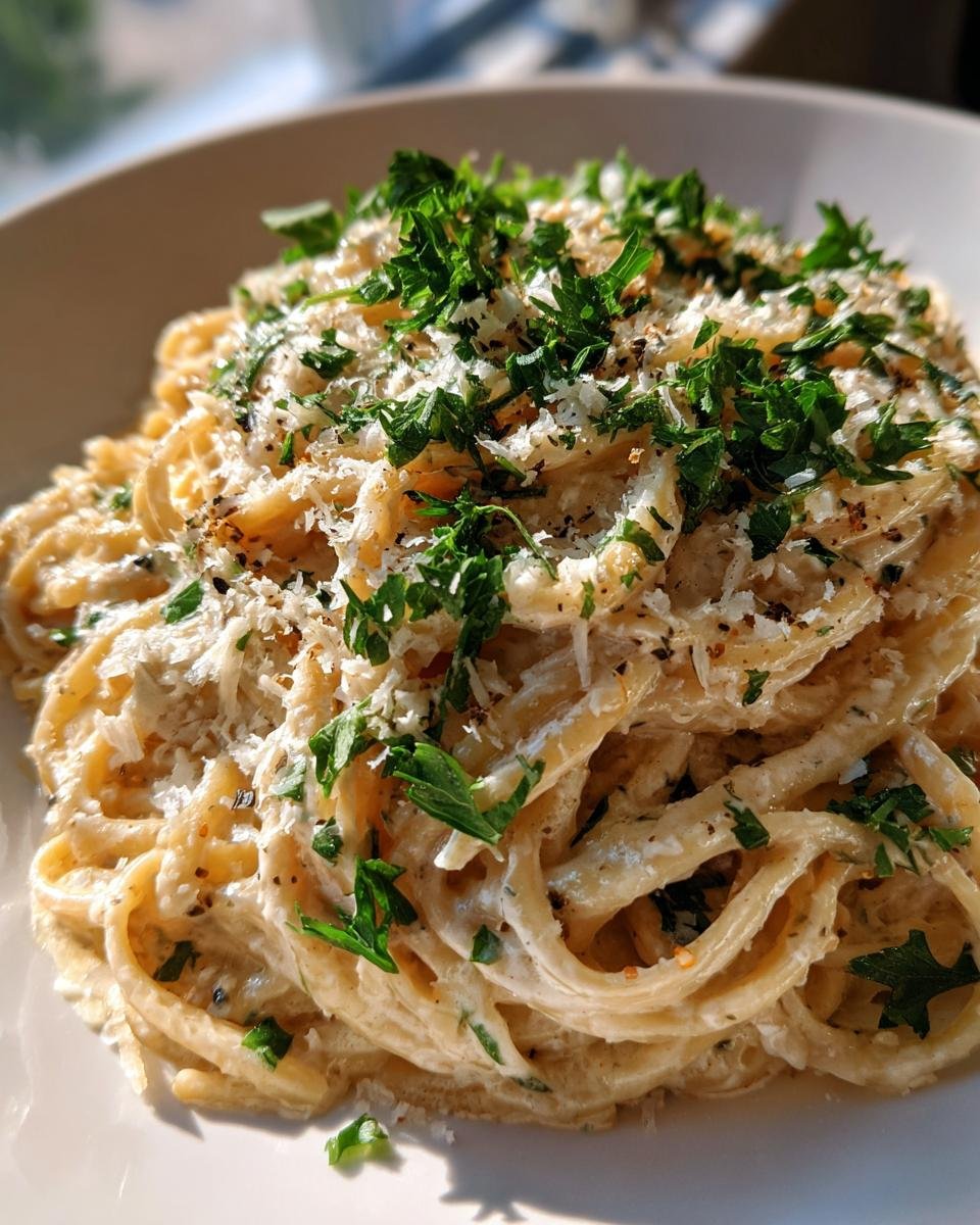 One Pot Creamy Garlic Pasta - detail 2