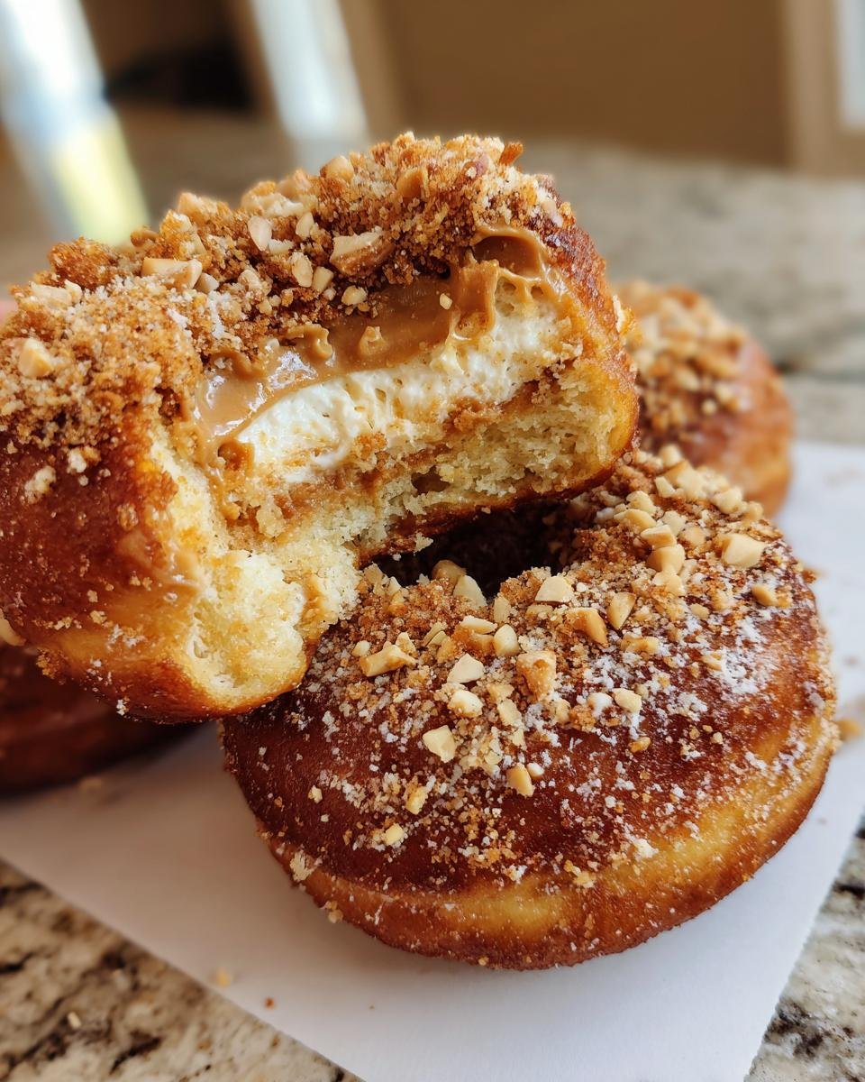 Peanut Butter Cheesecake Donuts - detail 1