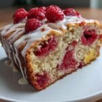 Raspberry Lemon Loaf with Creamy Glaze by Sam