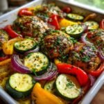Sheet Pan Mediterranean Chicken & Zucchini