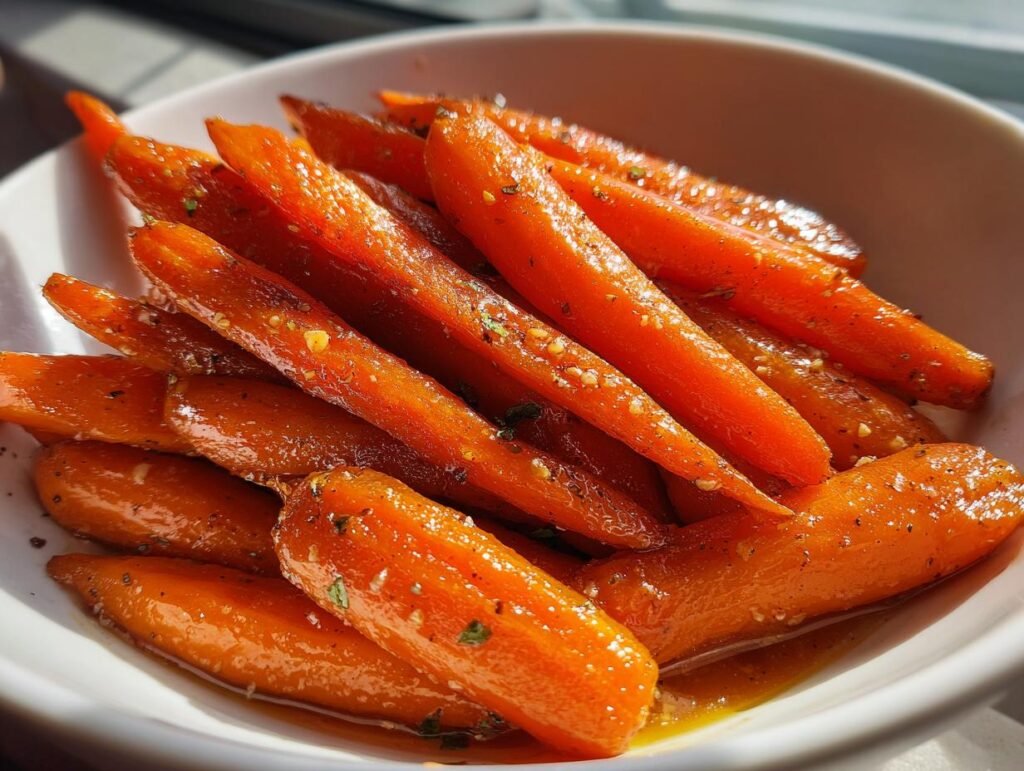 Slow Cooker Magic: Maple & Brown Sugar Glazed Carrots