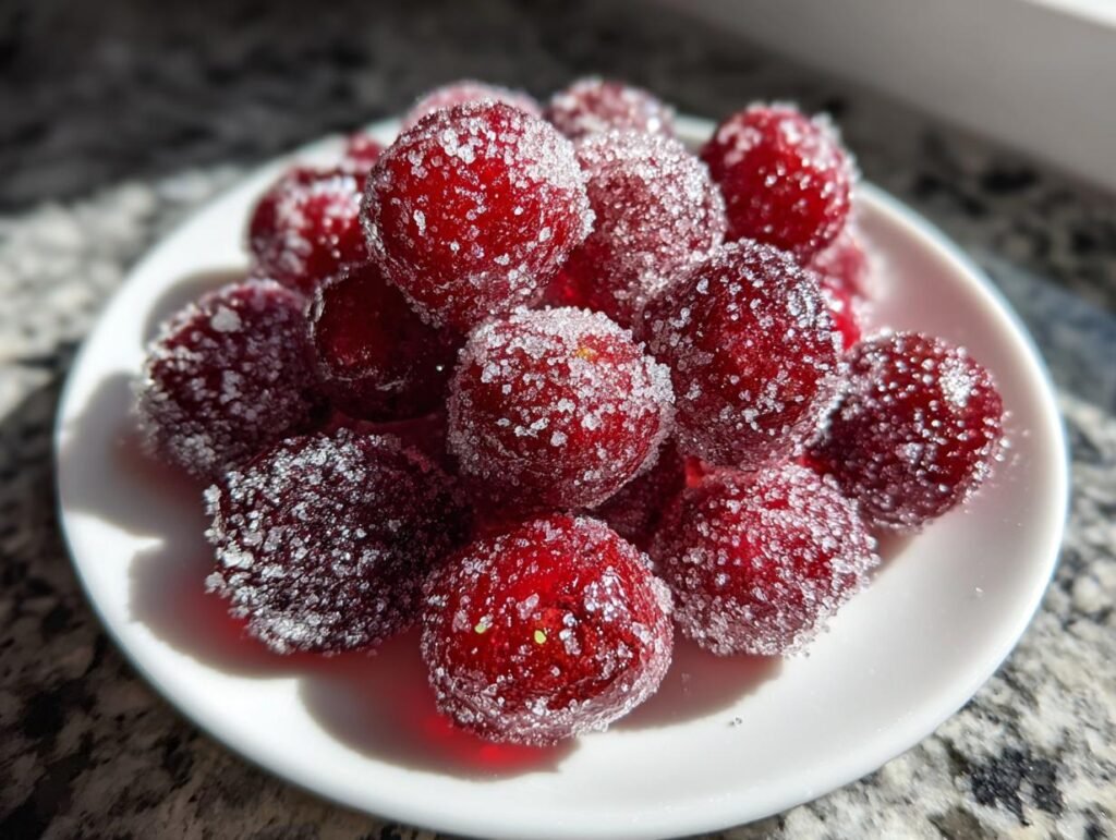 Sugared "Sparkling" Cranberries