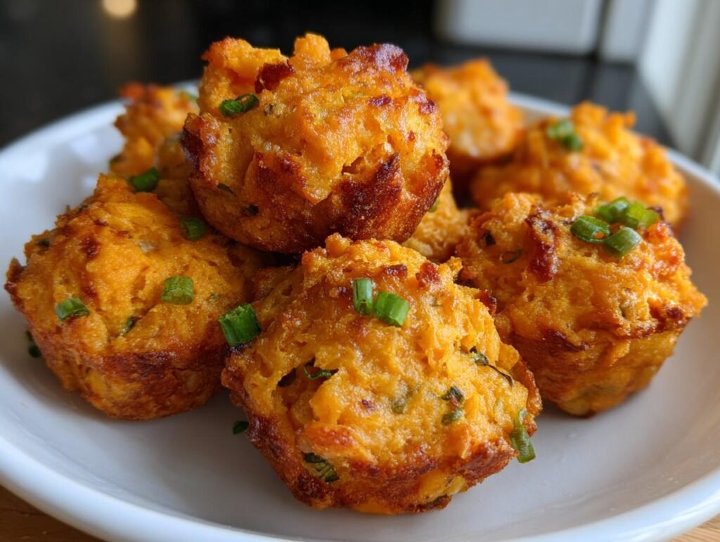 Sweet Potato and Cheddar Bites