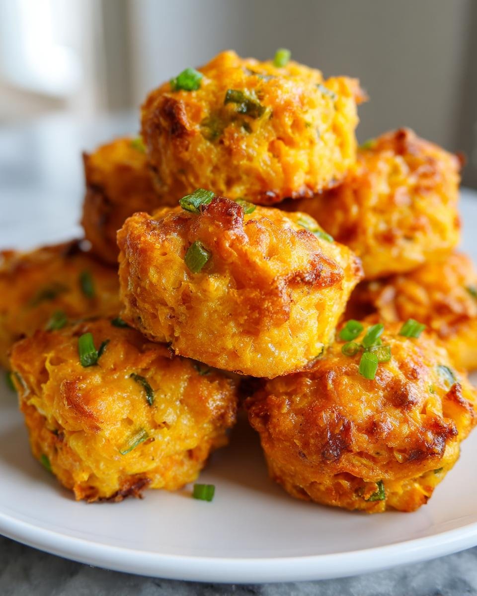Sweet Potato and Cheddar Bites - detail 2