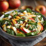 Autumn Harvest Honeycrisp Apple and Feta Salad Delights You!