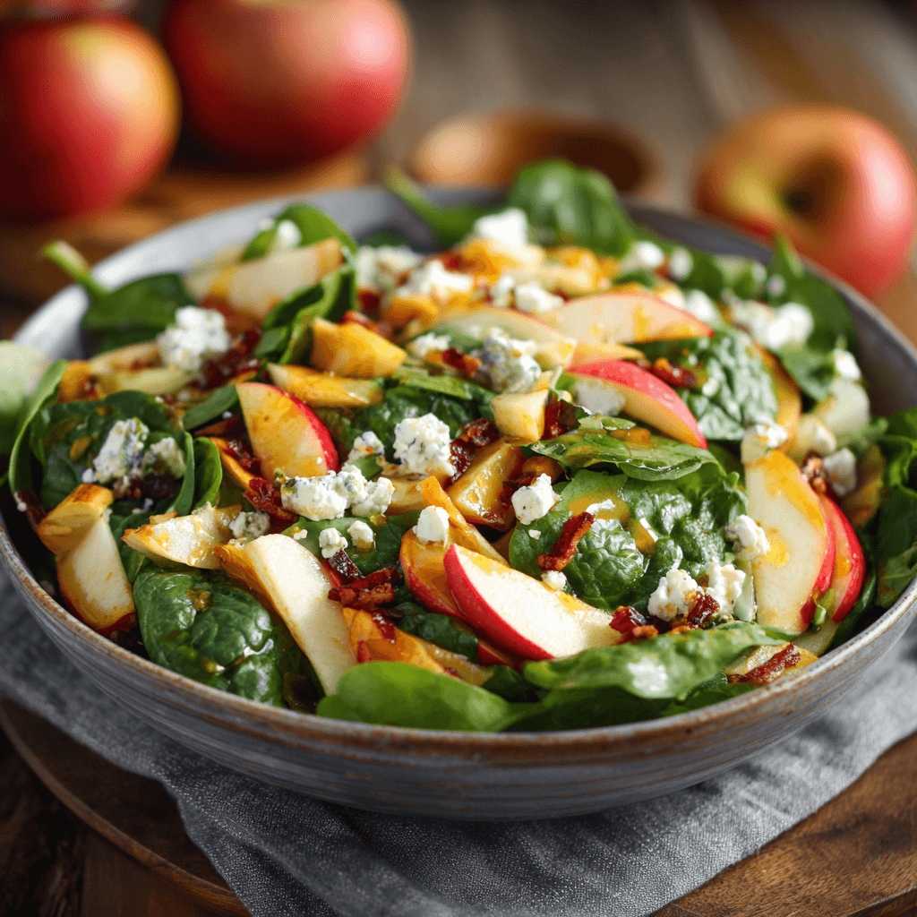 Autumn Harvest Honeycrisp Apple and Feta Salad Delights You!