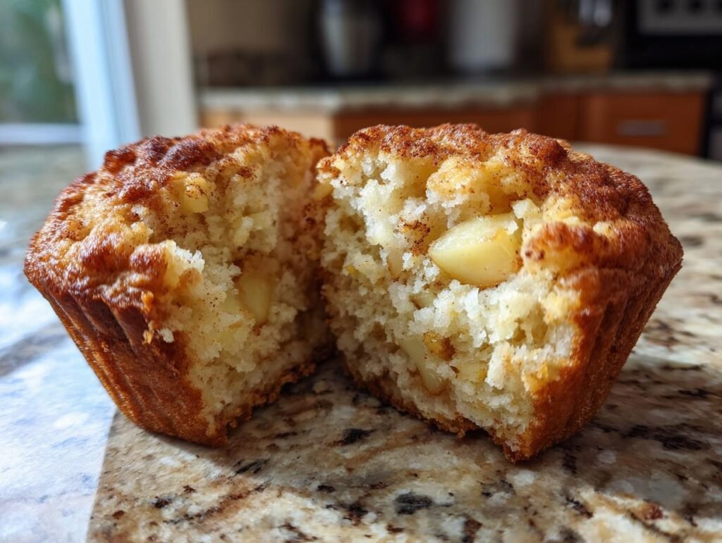 Apple Cinnamon Greek Yogurt Muffins