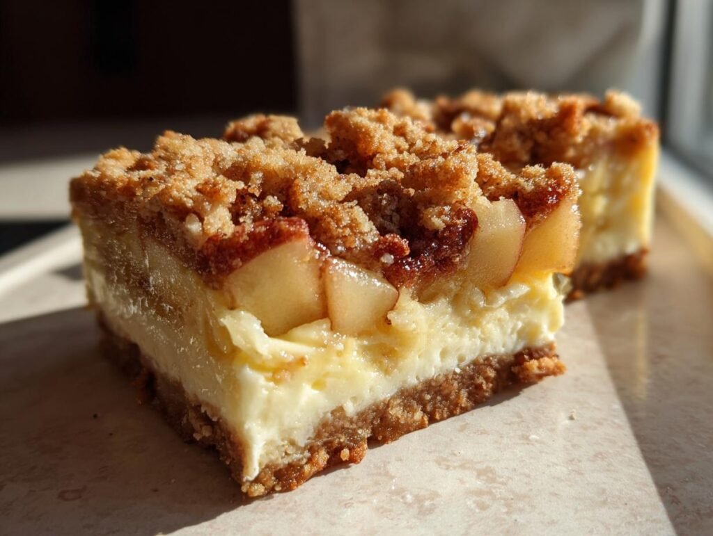 Apple Crumble Cheesecake
