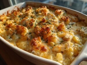 BEST EVER Chicken and Rice Casserole