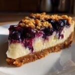 Blueberry Crumble Cheesecake