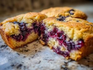Blueberry Soft Baked Bars