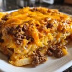 Cheeseburger French Fry Casserole