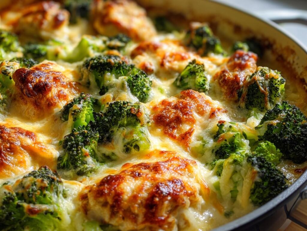 Cheesy Baked Chicken & Broccoli