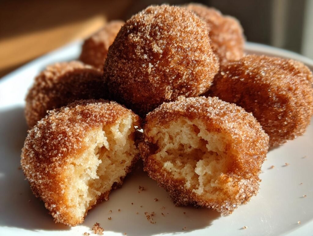 Cinnamon Sugar Donut Holes