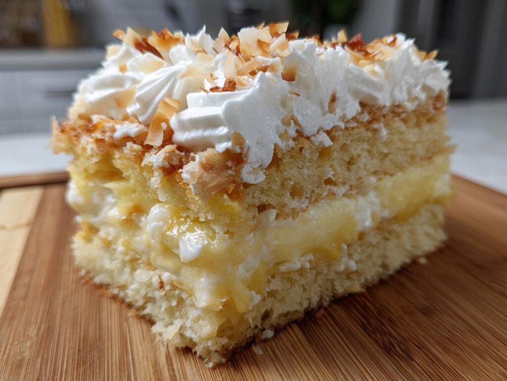 Coconut Custard Cake