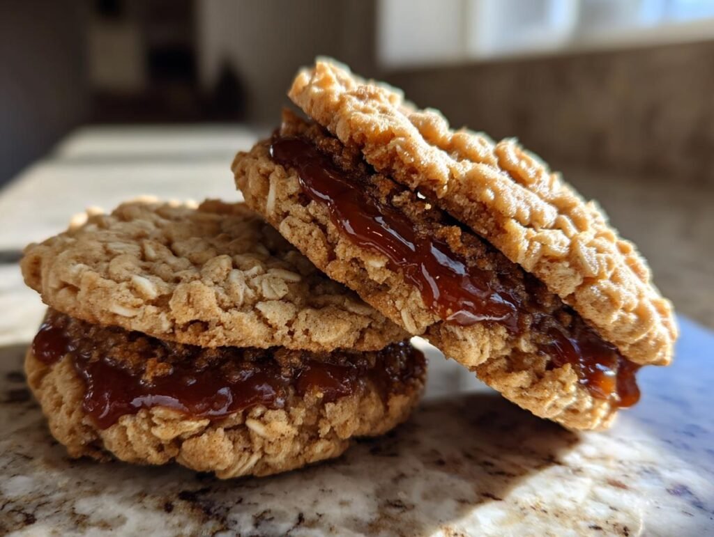 Date Filled Oatmeal Cookies