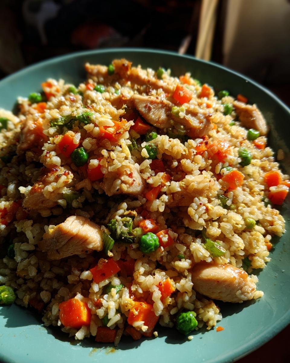 Easy Chicken Fried Rice - detail 2