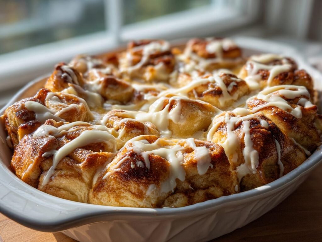 Easy Cinnamon Roll Casserole