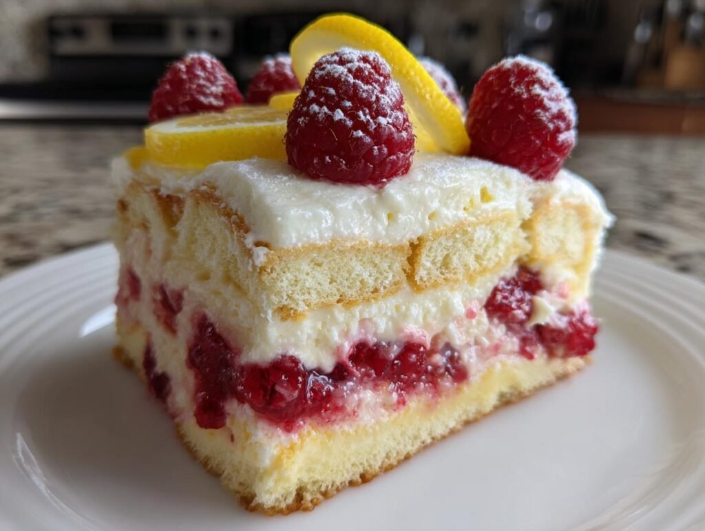 Fresh Raspberry Tiramisu