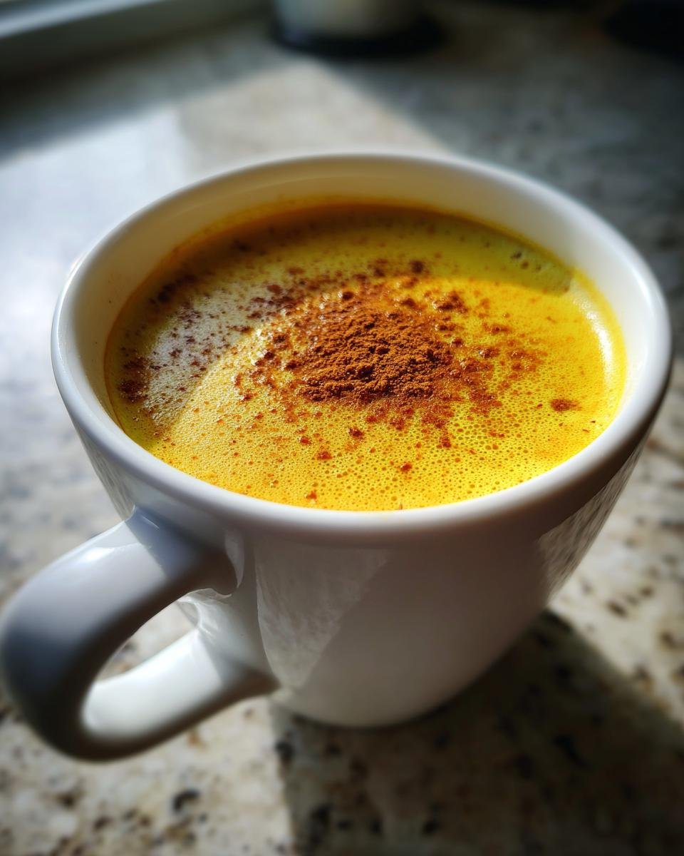 Golden Turmeric Milk - detail 2