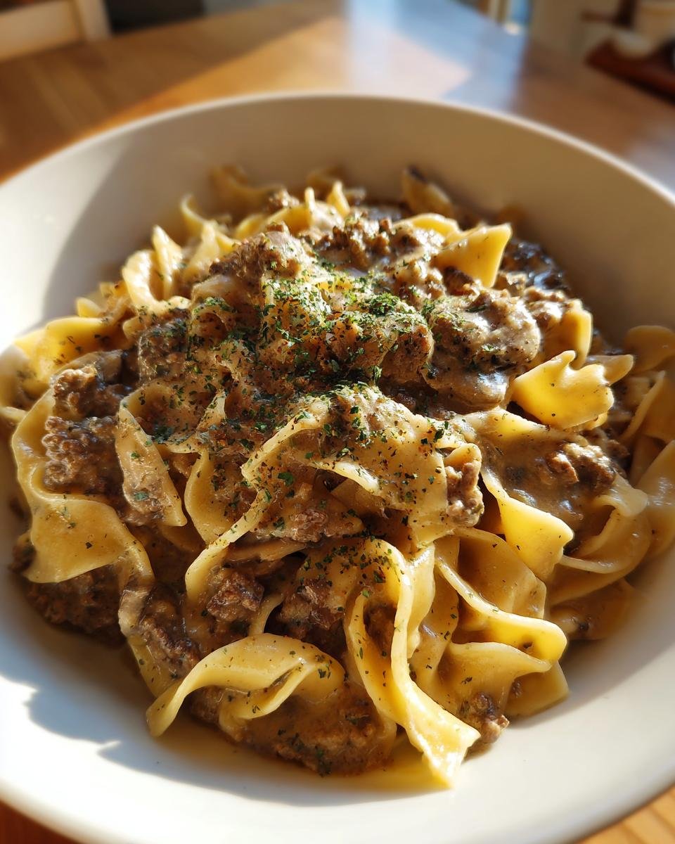 Ground Beef Stroganoff - detail 1