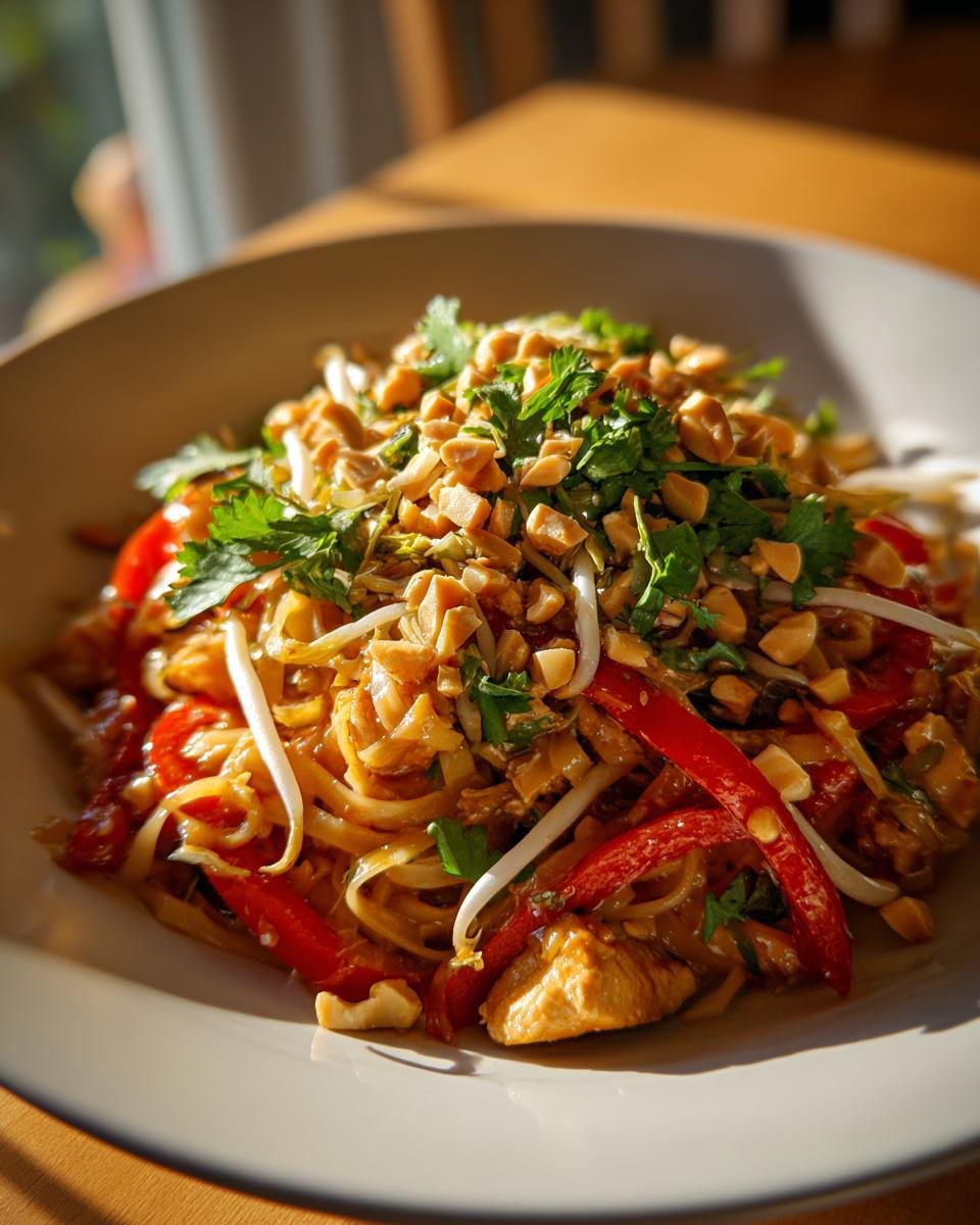 Healthy Chicken Pad Thai - detail 1