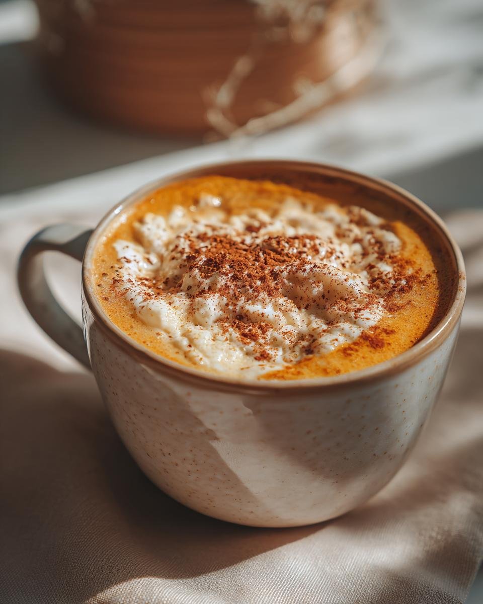 Healthy Homemade Pumpkin Spice Latte - detail 1