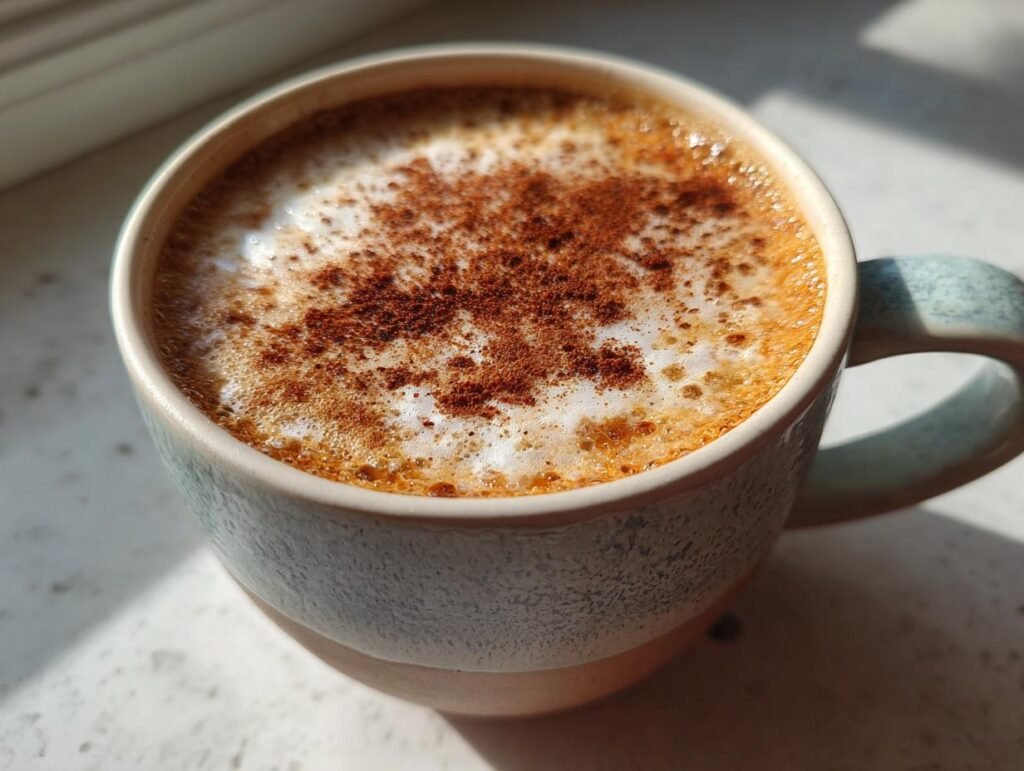 Healthy Homemade Pumpkin Spice Latte