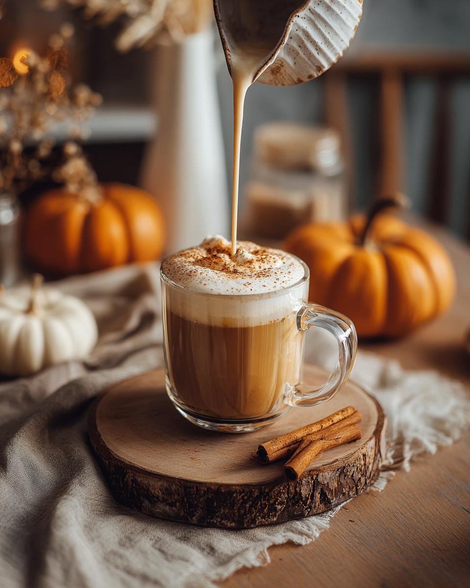 Healthy Homemade Pumpkin Spice Latte - detail 2