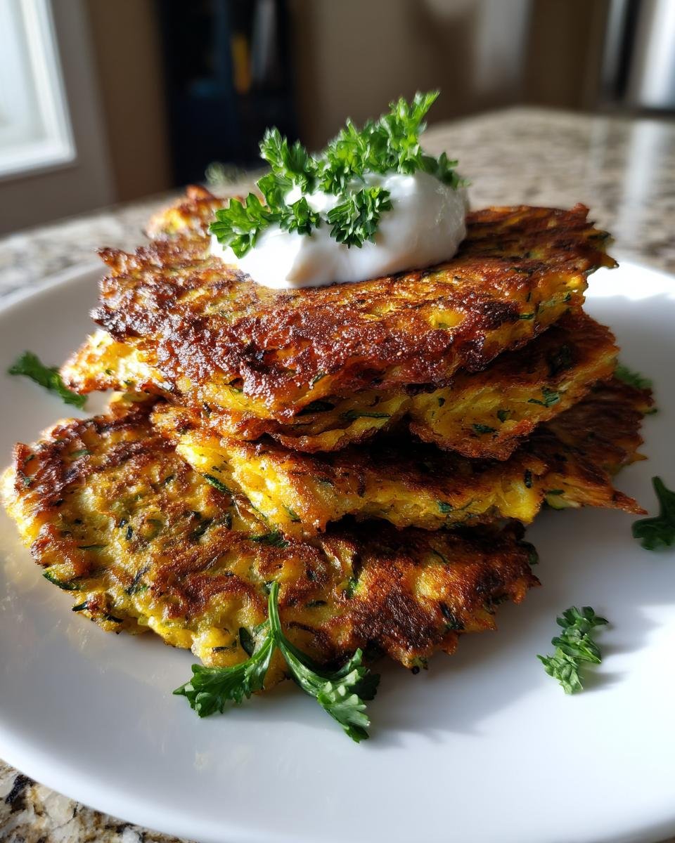 Healthy Zucchini Fritters Side Dish - detail 2