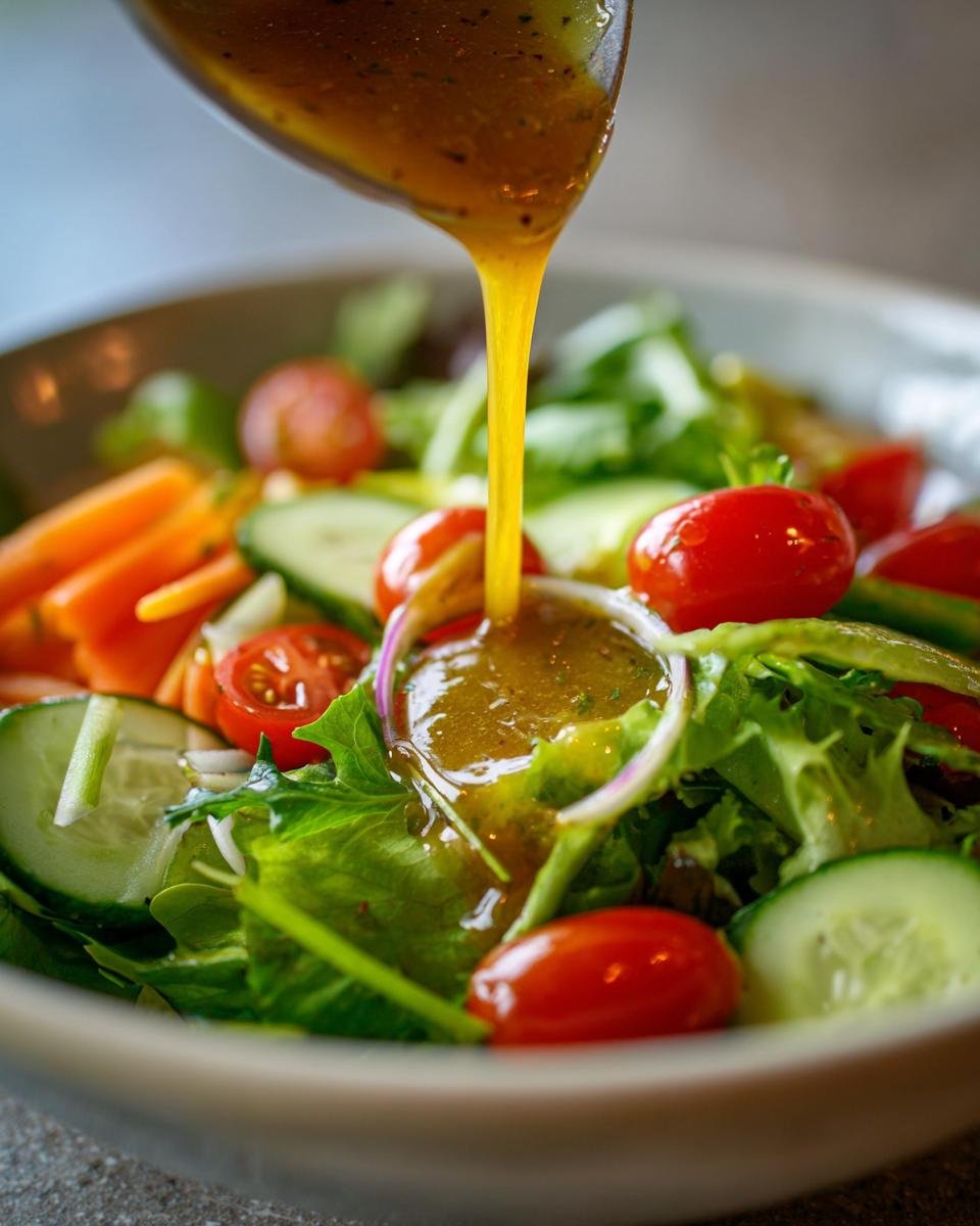Honey Lemon Vinaigrette Salad Dressing - detail 2