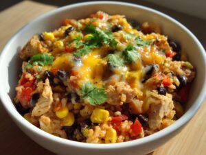Instant Pot Weeknight Chicken and Rice Burrito Bowls