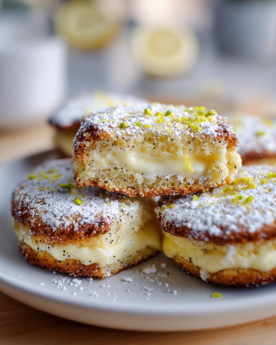Lemon Poppy Seed Cheesecake Cookies - detail 1