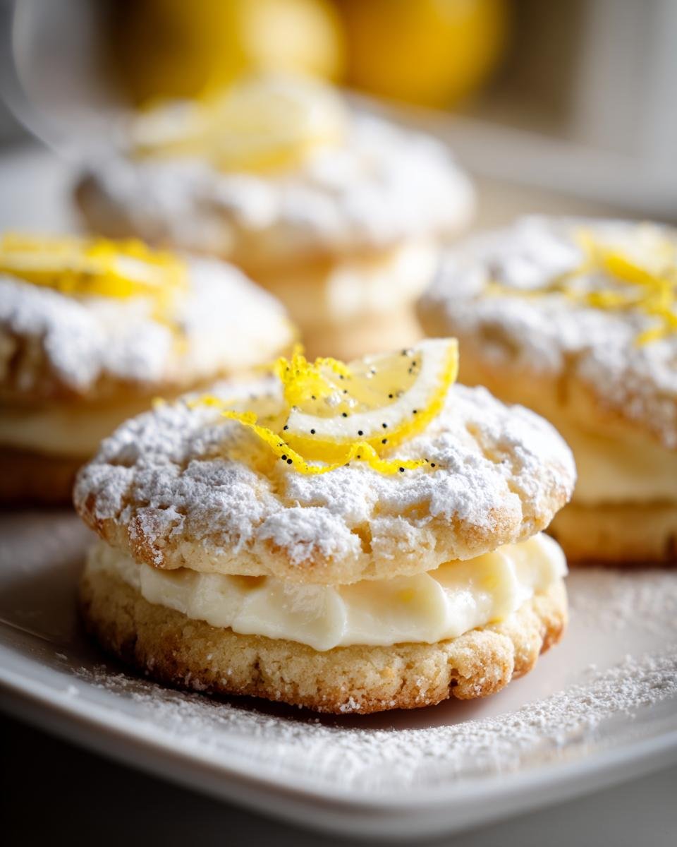 Lemon Poppy Seed Cheesecake Cookies - detail 2